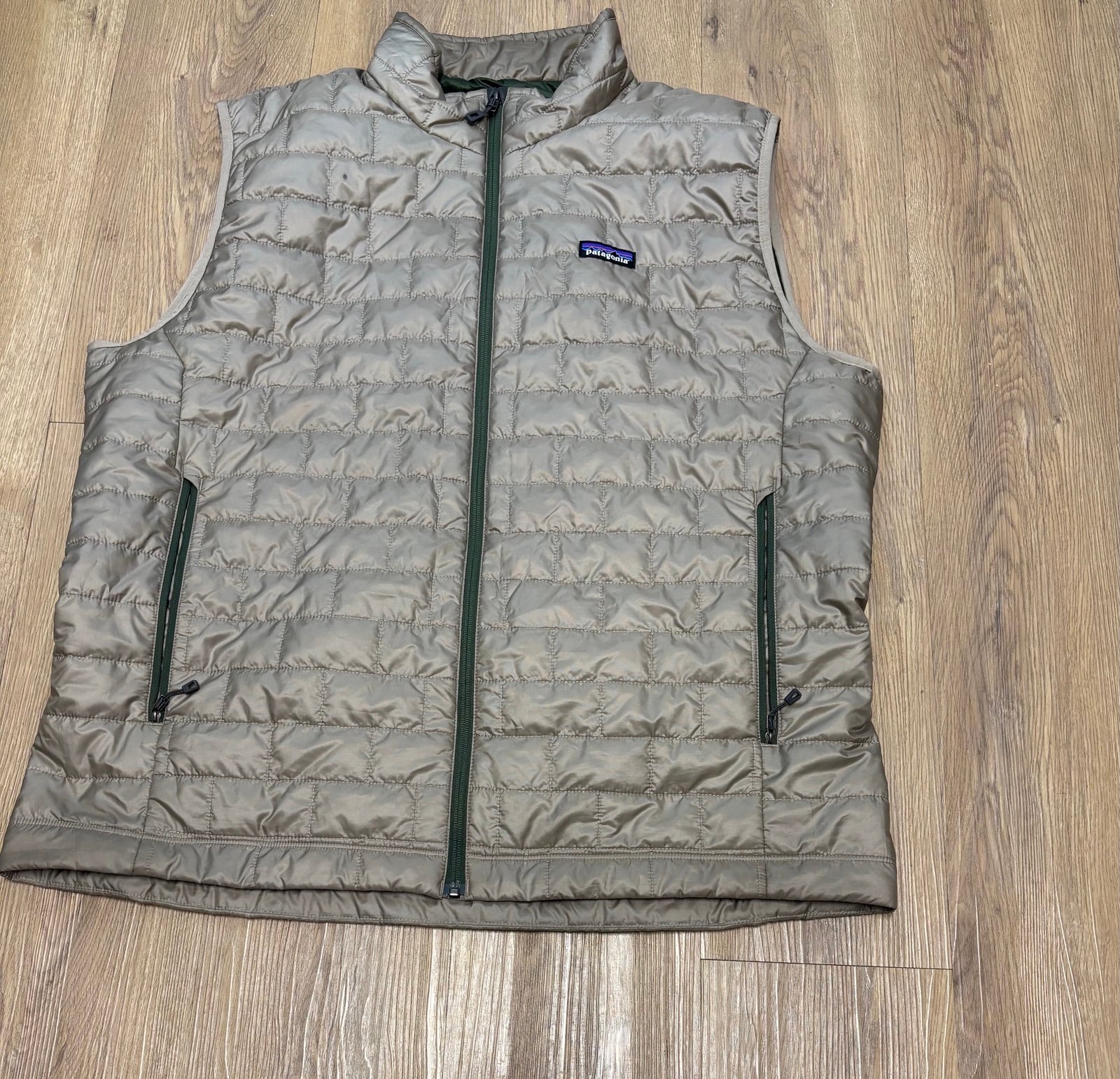 Patagonia Nano Puffer Vest Men's XXL Gray Packable Hiking Outdoors