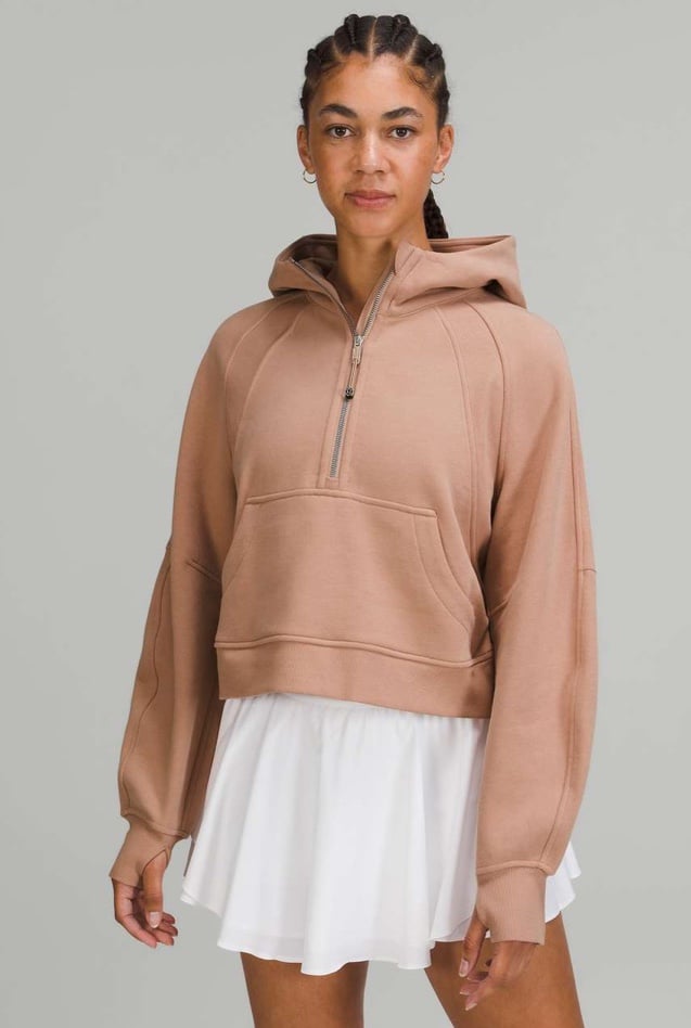 NWT Lululemon Scuba Oversized Half-Zip HoodiePink Clay XS/S RARE