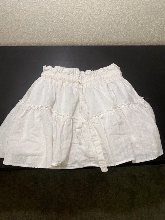 Shien White Mini Skirt