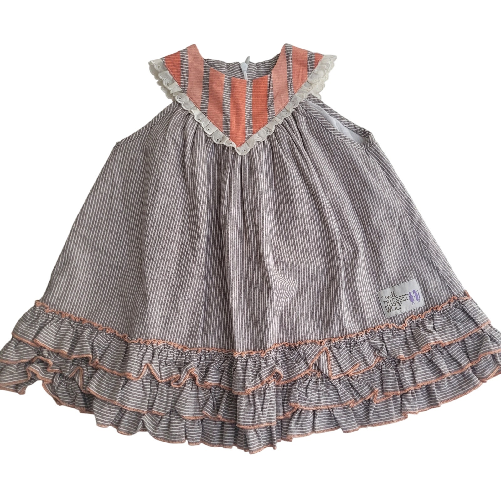 Well Dressed Wolf Peach/Pink Rosie Dress