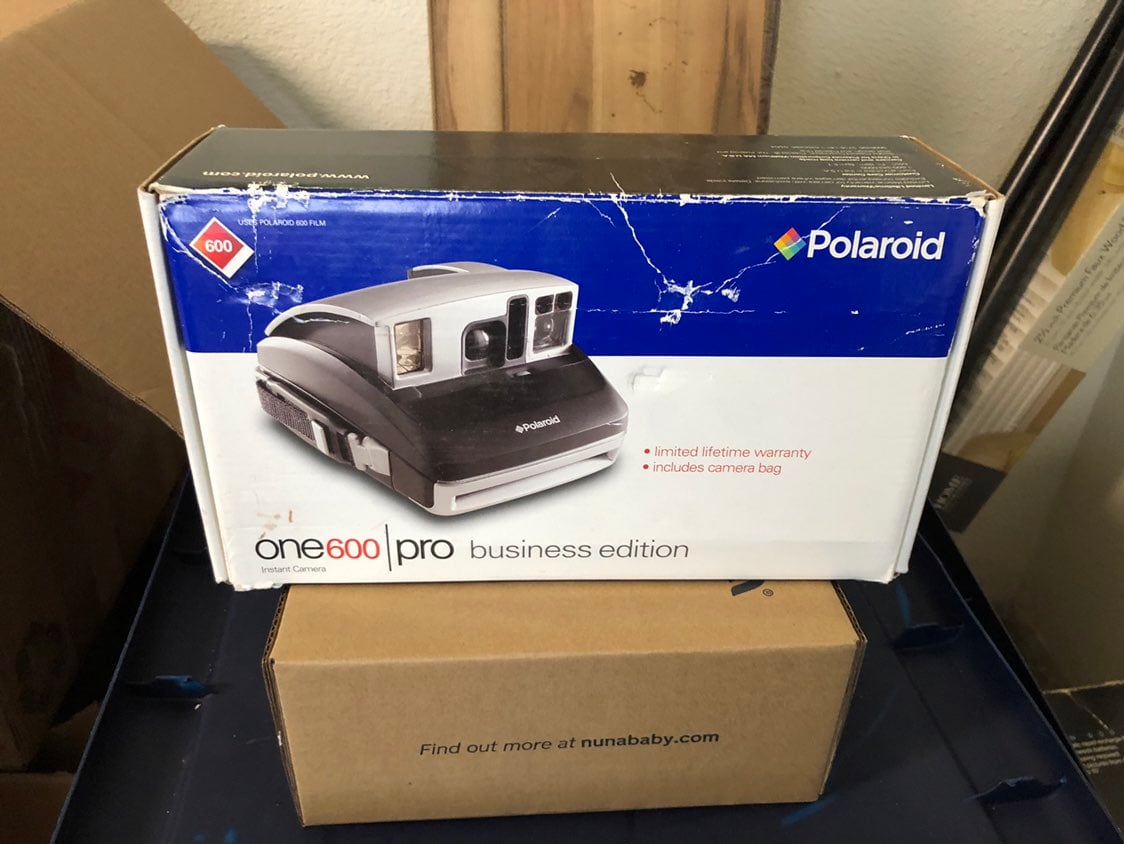 Polaroid One600 Pro instant camera