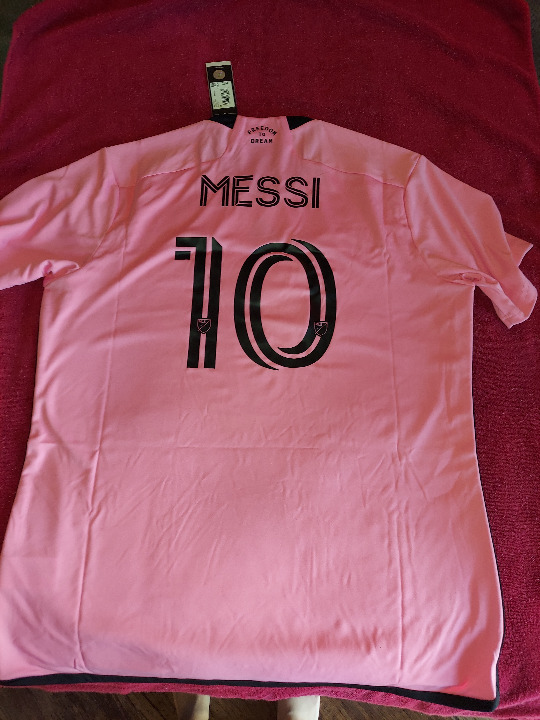 Inter Miami Jersey Lionel Messi 2024 Home Shirt Adidas Mens XL