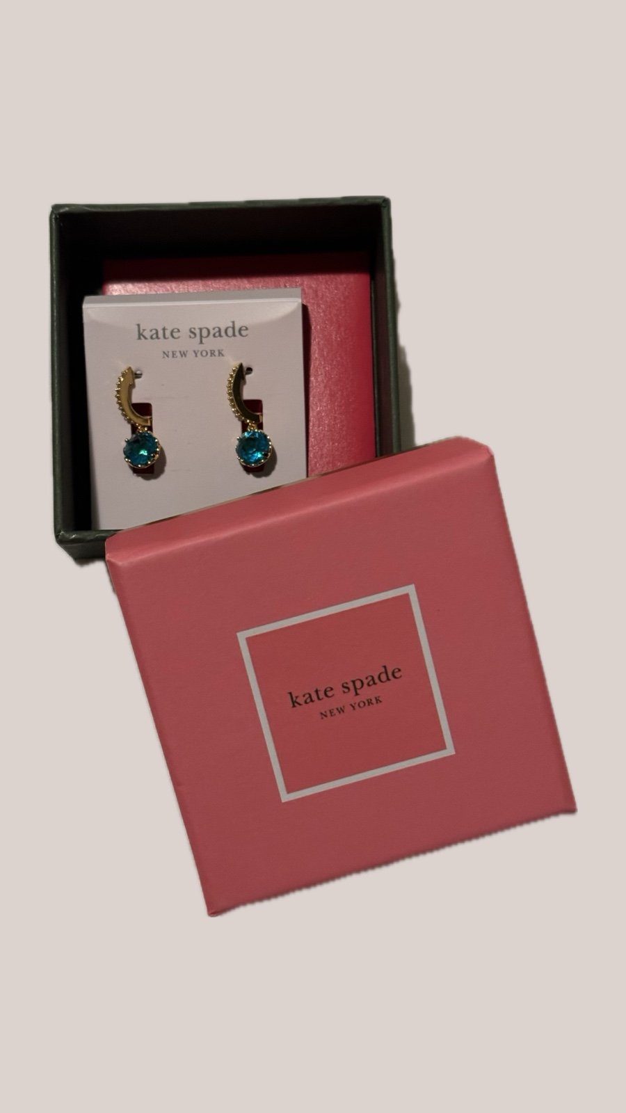 Kate Spade - Aquamarine Dangling Earrings