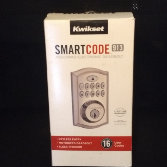 KWIKSET SMARTCODE 913 DEADBOLT - Smart Lock -As is
