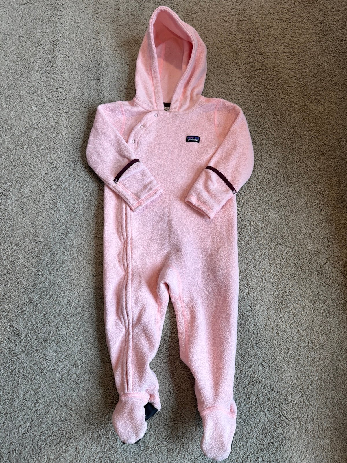 Infant Patagonia micro d fleece bunting