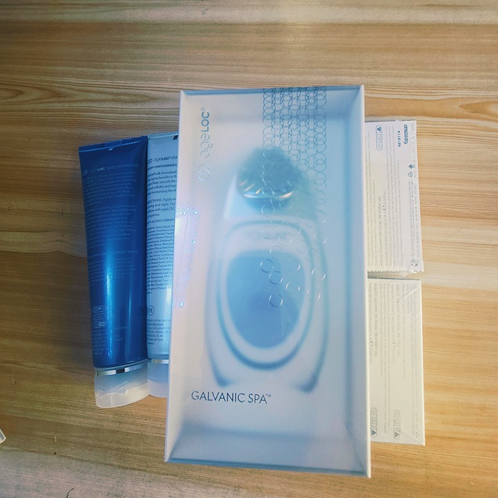Nuskin Galvanic Spa + Body Shaping Gel + Dermatic Effects + 2 SPA FACIAL GELS