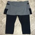 Athleta Be Free 2 in 1 Athletics Skirt and Leggings 2X Charcoal Black 212397