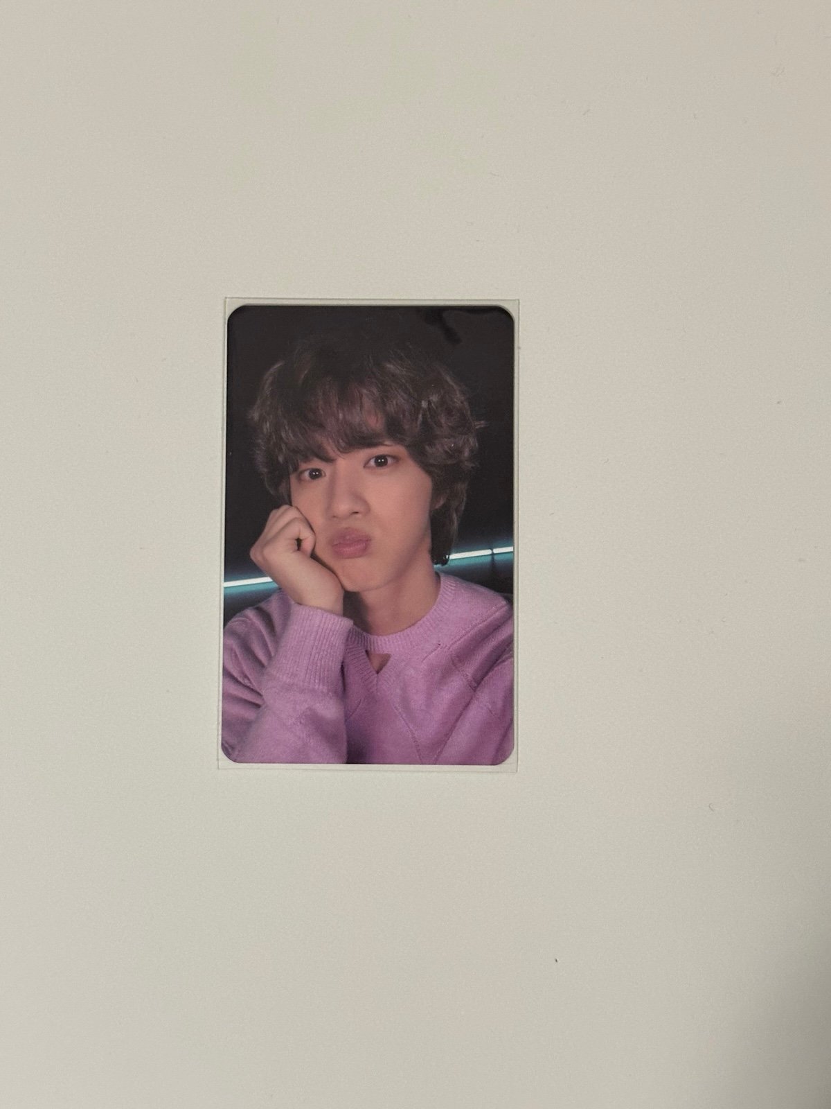 bts jin the astronaut lucky draw photocard