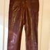 Aritzia Wilfred Burgundy Rebel Pants Vegan Leather Size 4