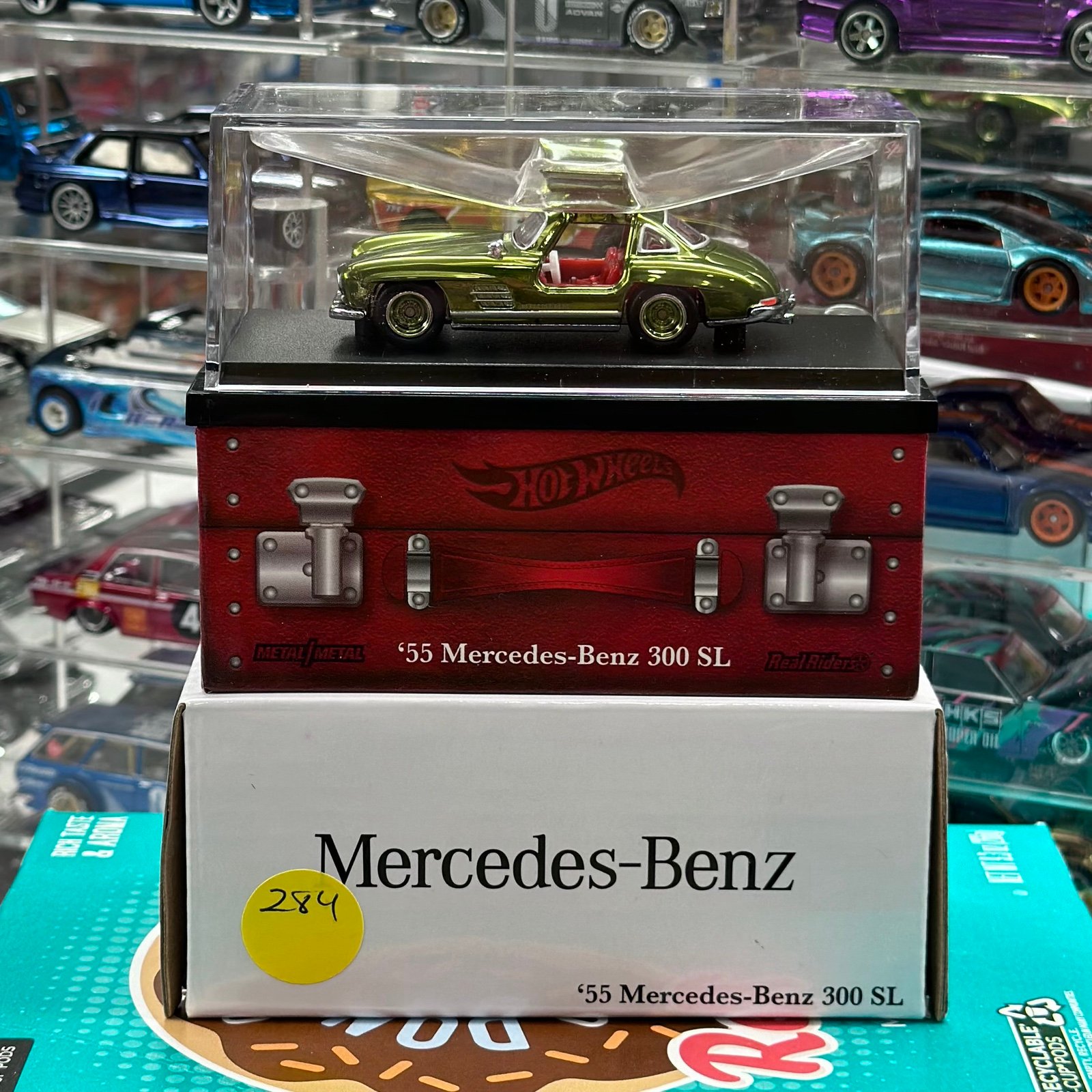 2019 Hot Wheels Spectraflame Green ‘55 Mercedes-Benz 300 SL (RLC Exclusive)