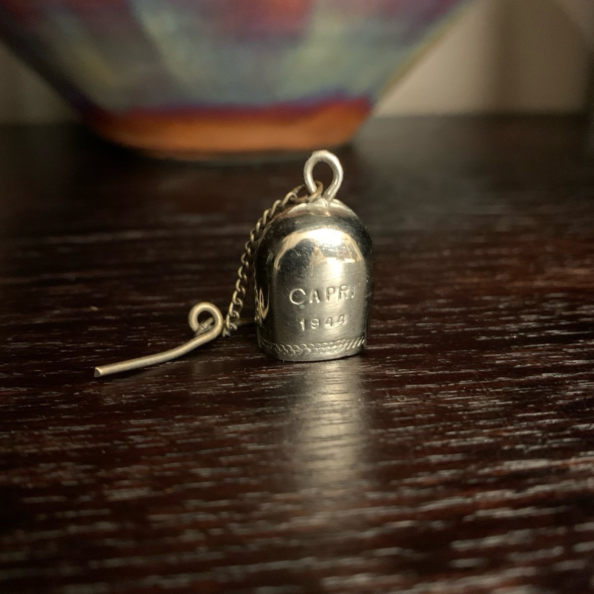 1944 Silver Capri Bell Charm