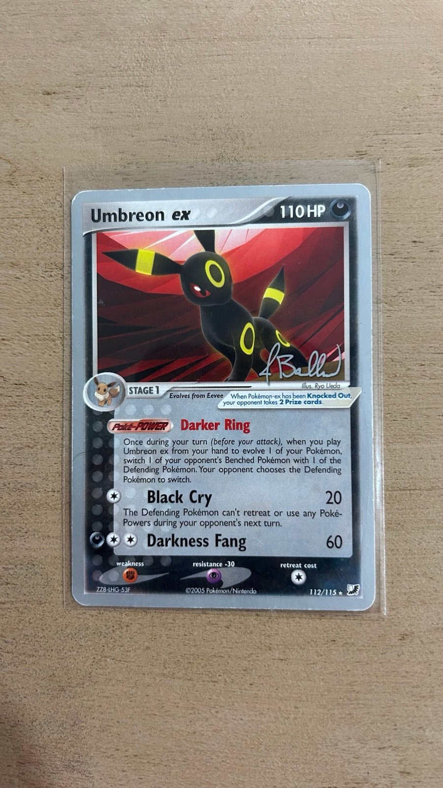 Umbreon Ex Pokémon Card