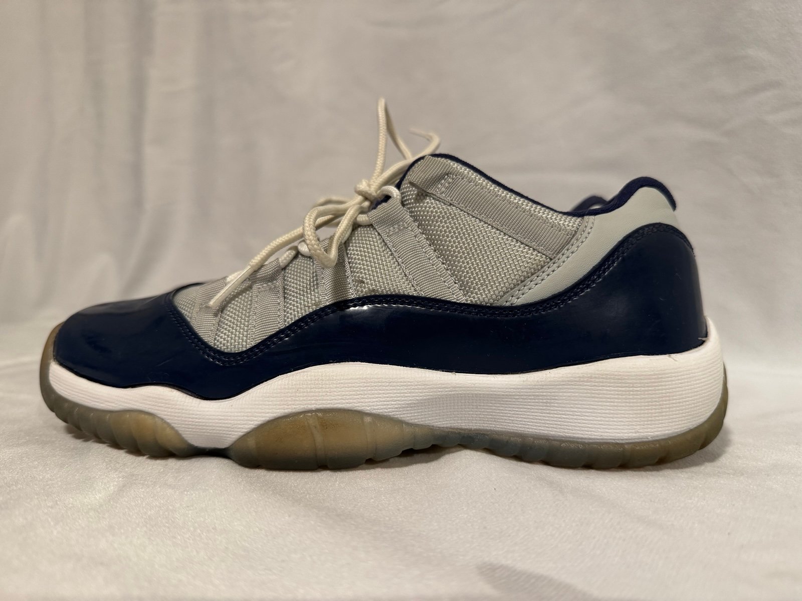 Air Jordan 11 Low Georgetown Youth 6Y Gray Blue Shoes Retro GS Boys 528896-007