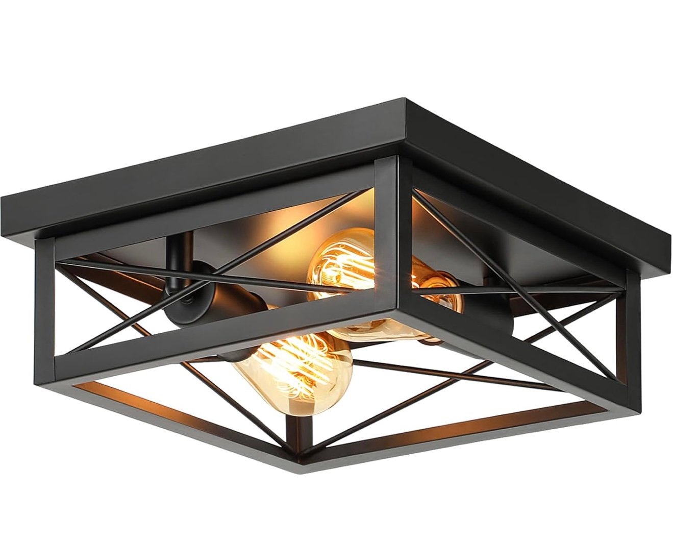 2-Light Farmhouse Ceiling Light