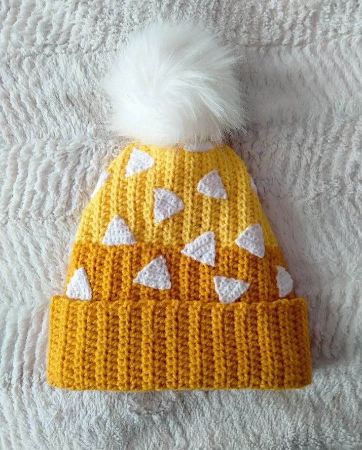 Crochet Zenitsu Hat