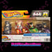 Hot Wheels Racer Verse Batman 4-Pack w/Batman, Harley Quinn, Robin, & Catwoman