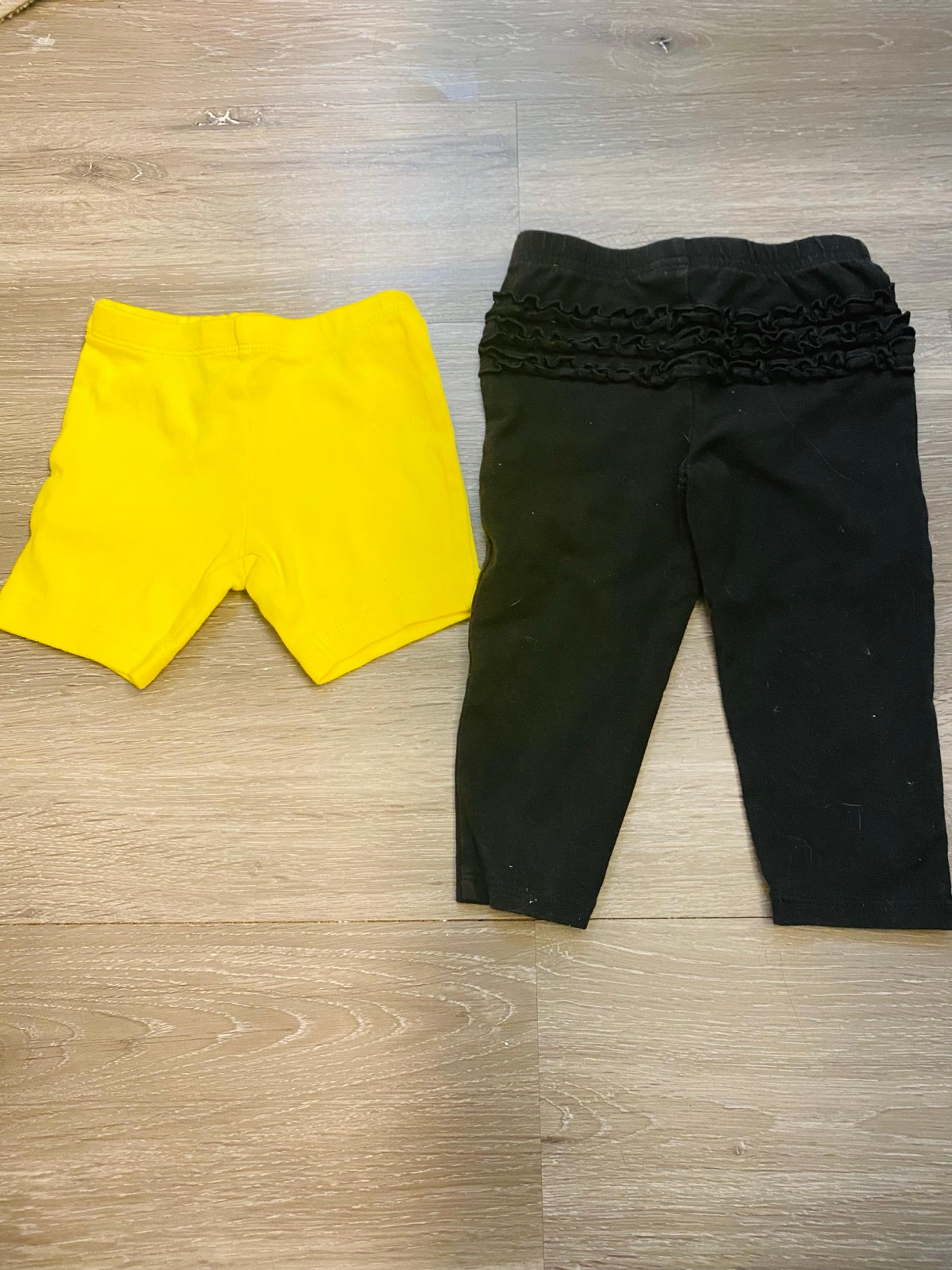 9 month baby girl ruffle butt leggings and shorts