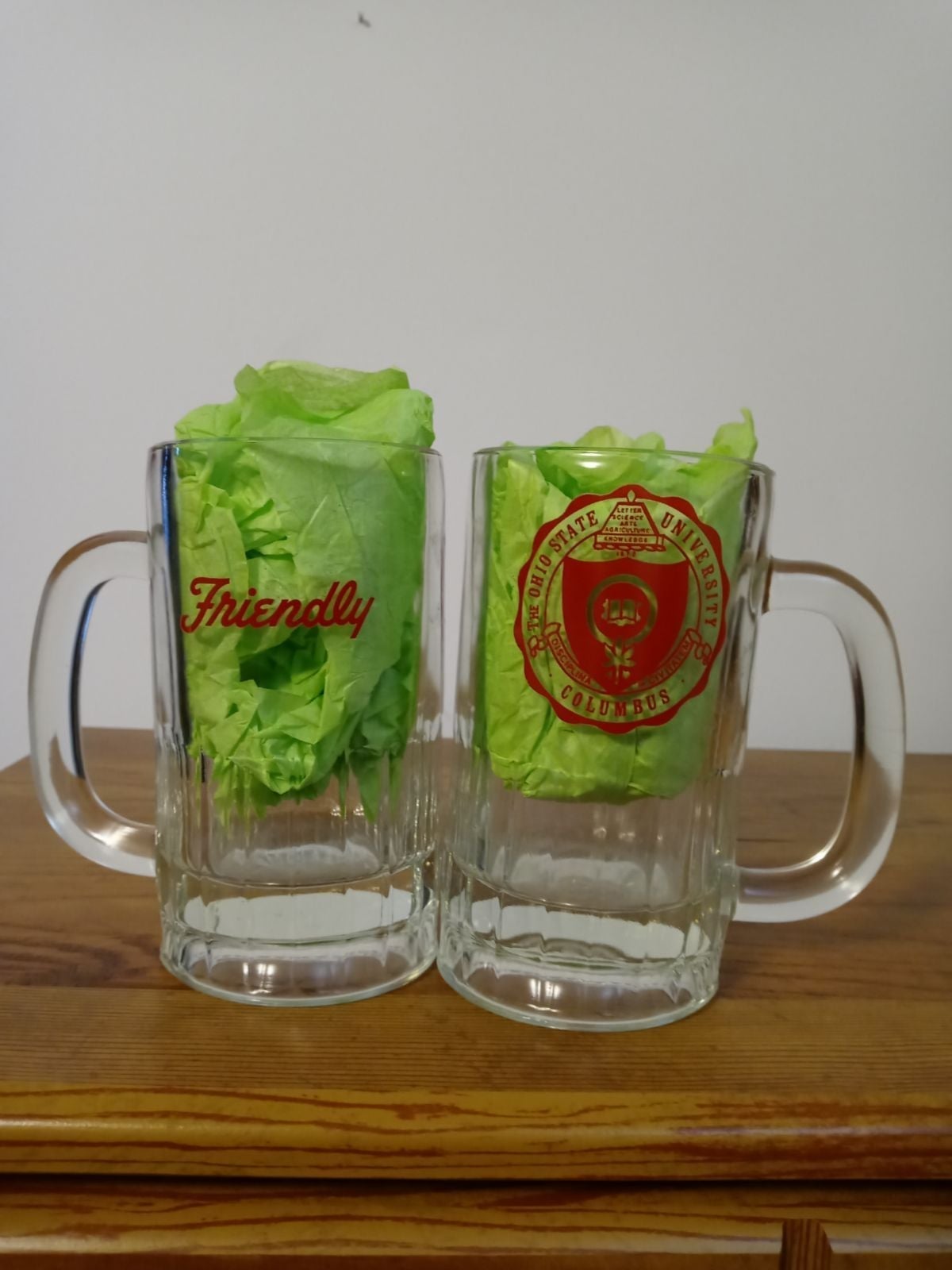 Vintage Friendly's Ohio State mugs
