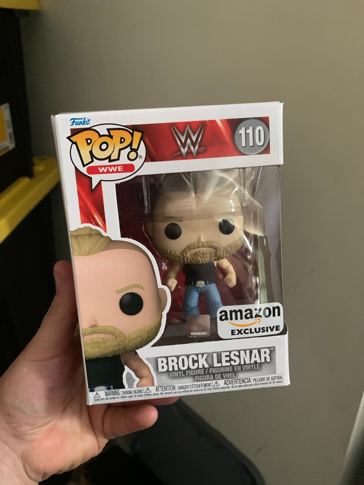 Funko Pop WWE Brock Lesnar Amazon exclusive 110