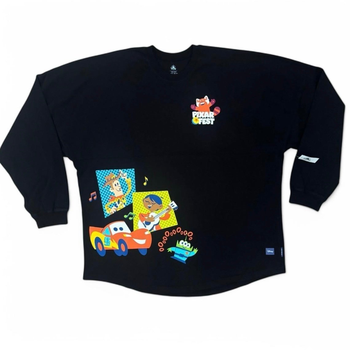 Disneyland Disney black Pixar Fest 2024 Spirit Jersey shirt