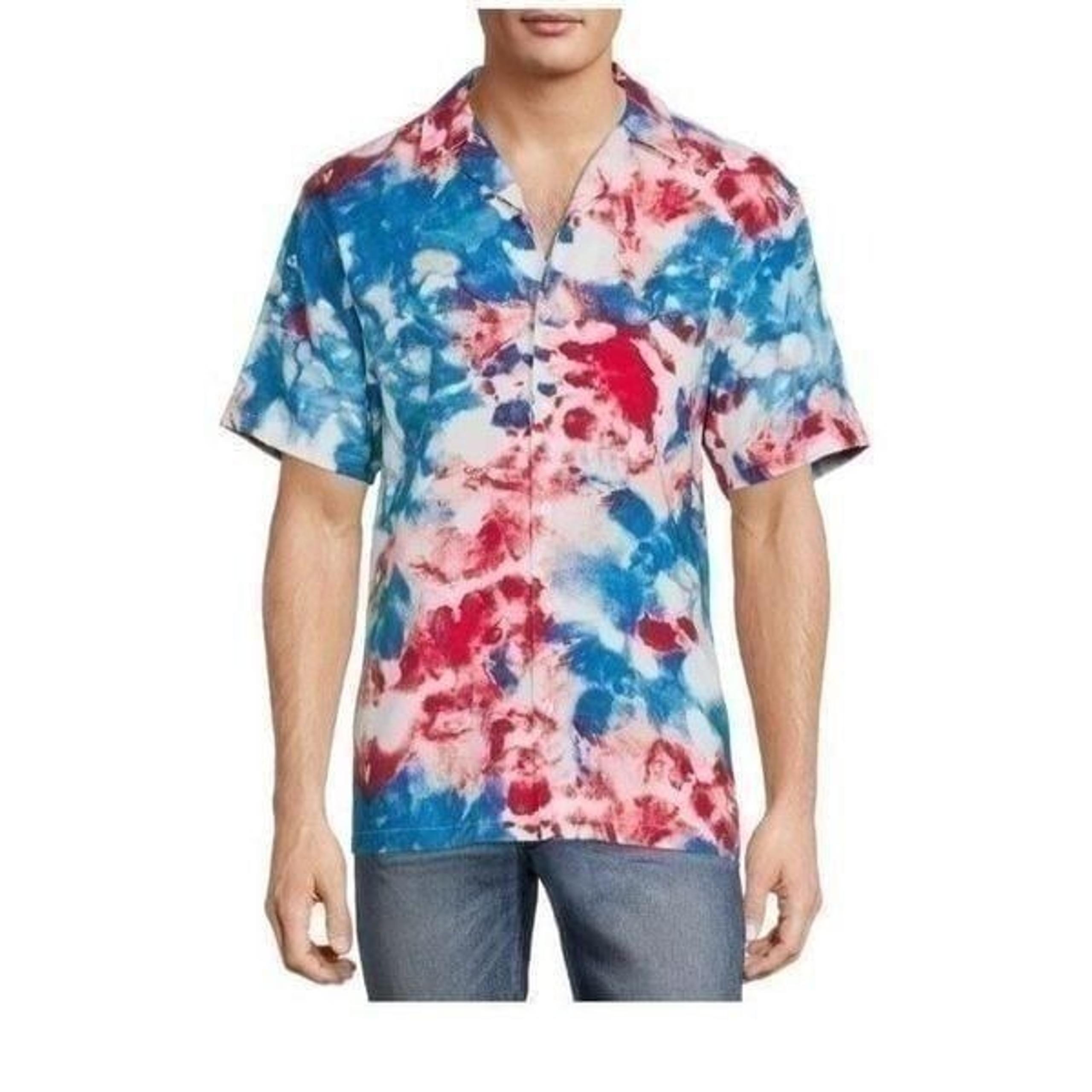 Men's Short Sleeve Printed Rayon Shirt