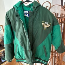 Vintage Packers Logo 7 Puffer Jacket