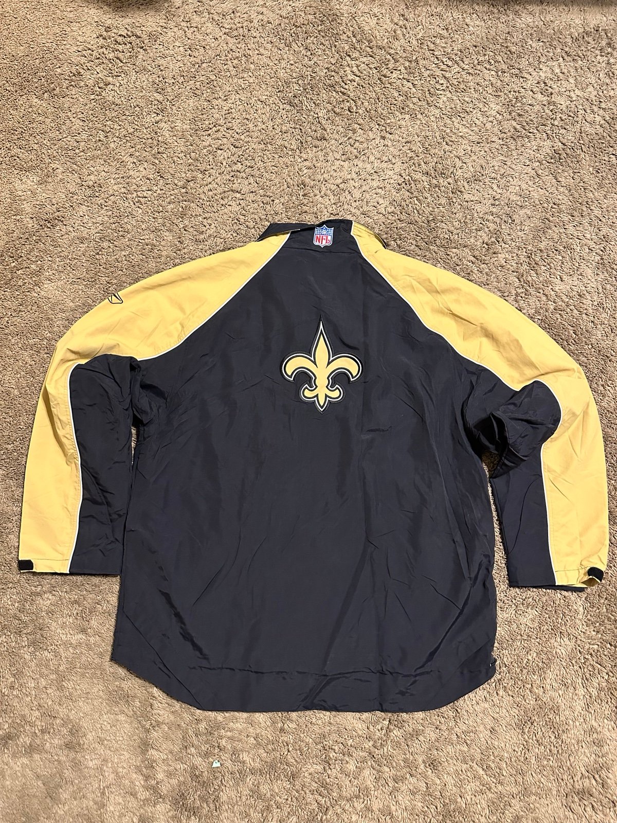Vintage Reebok NFL New Orleans Saints “big boy” windbreaker jacket 00s size XL