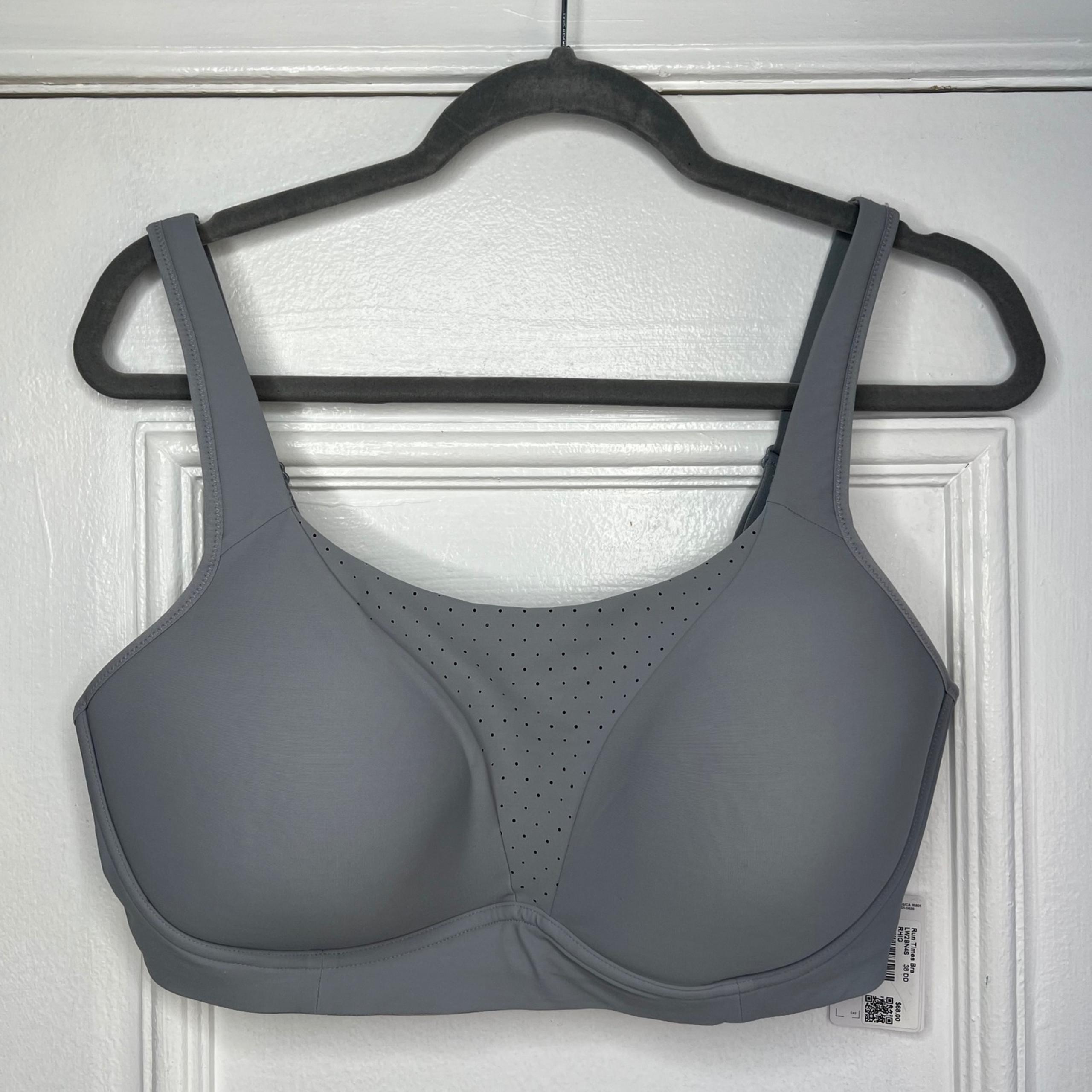 NWT Lululemon Run Times Bra High Impact Sports Rhino Gray Women's Size 38DD - lululemon athletica