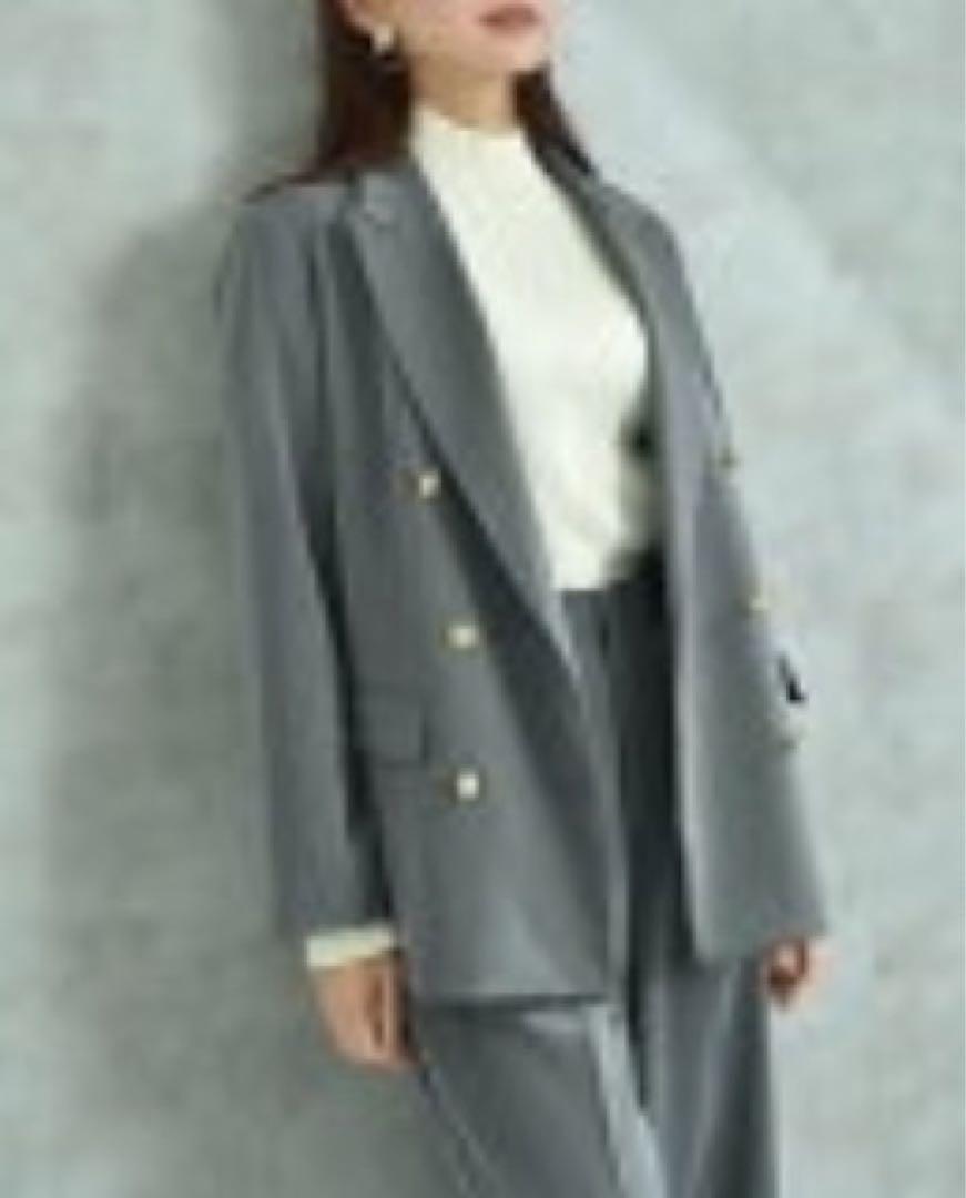 INTERPLANET Twill Stretch Pants and Jacket Set Suit