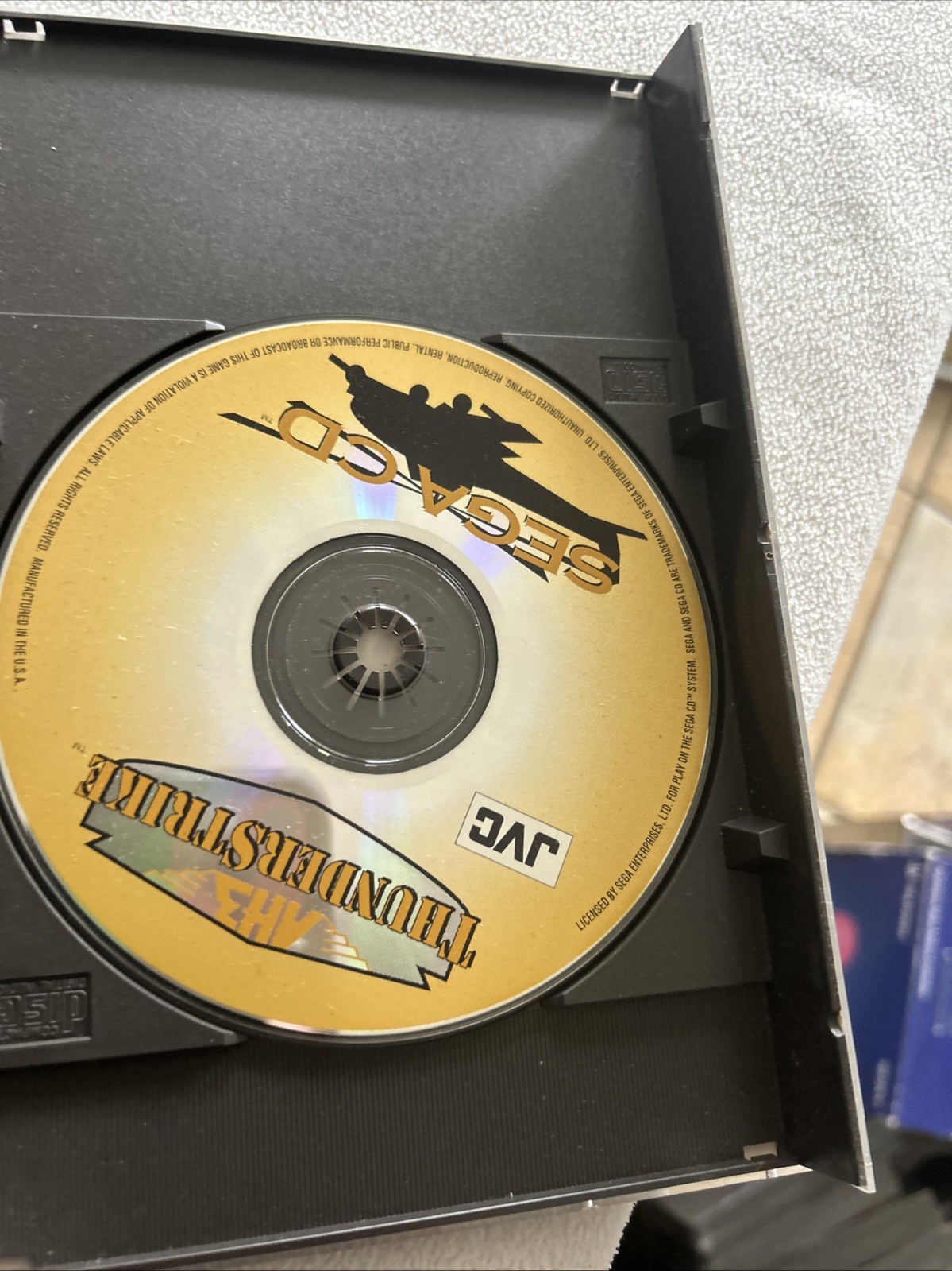 AH3 THUNDERSTRIKE (Sega CD) 1993 - Complete W/ Registration Card CIB, Very Nice