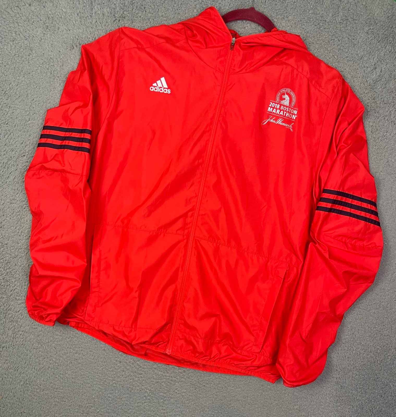 Adidas Boston Marathon 2018 windbreaker jacket