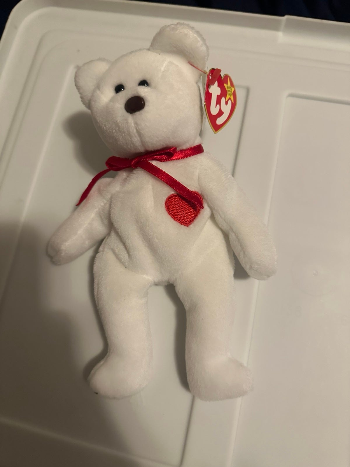 Ty Beanie Babies Valentino The Bear