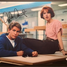The Breakfast Club 11x14 signed by Emilio Estevez as Andrew Clark with JSA COA