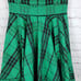 Luella Bartley Strapless Dress Size 38 Fit and Flare Plaid Rockabilly Designer
