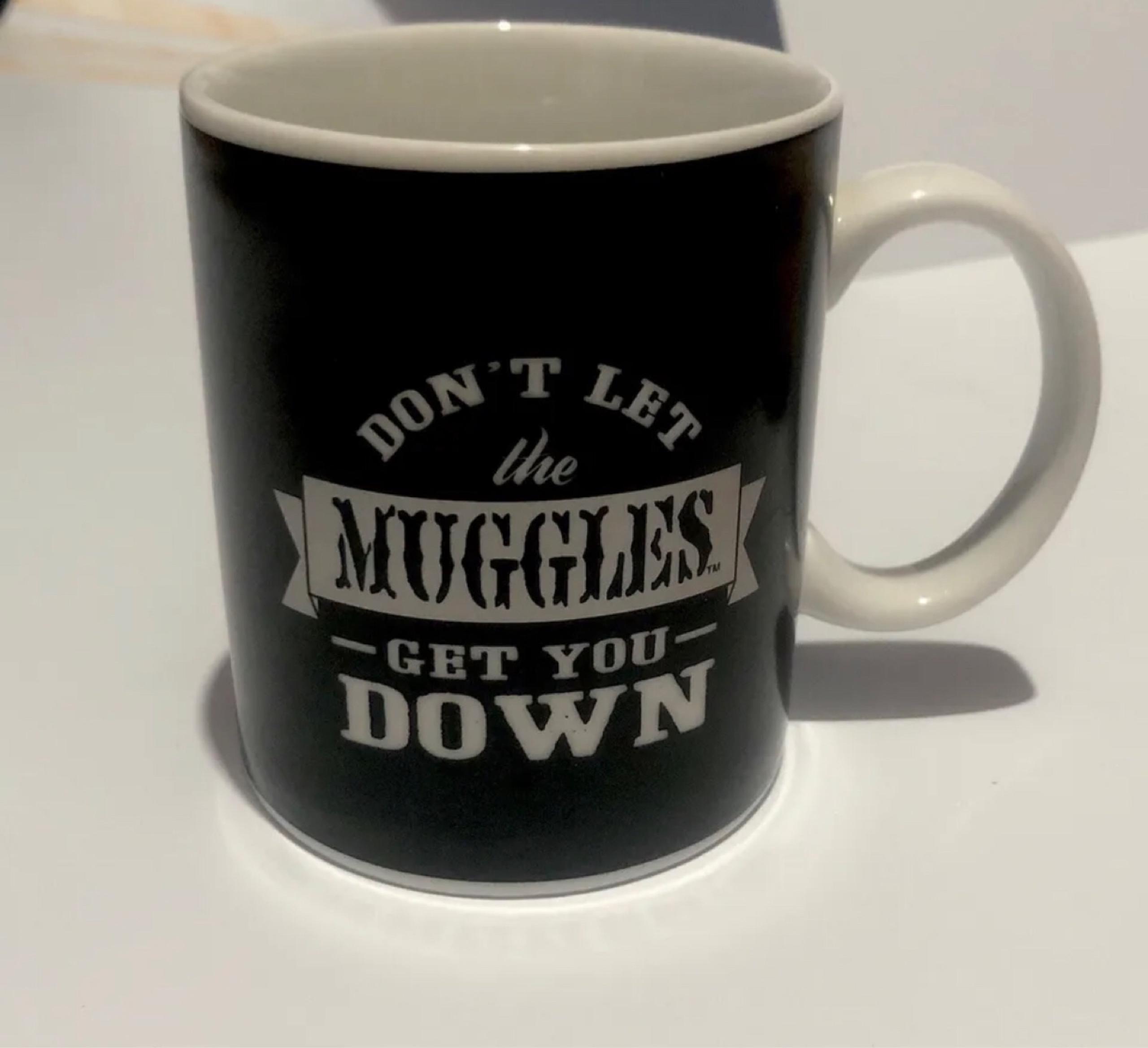 Harry Potter Don’t Let The Muggles Get You Down Coffee Tea Mug Black authentic