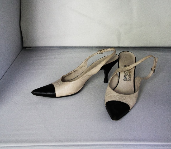 Salvatore Ferragamo Sling Back Pumps