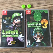 Nintendo Switch Luigi's Mansion 3 & Luigi’s Mansion 2 HD NEW kids gift boys NGC