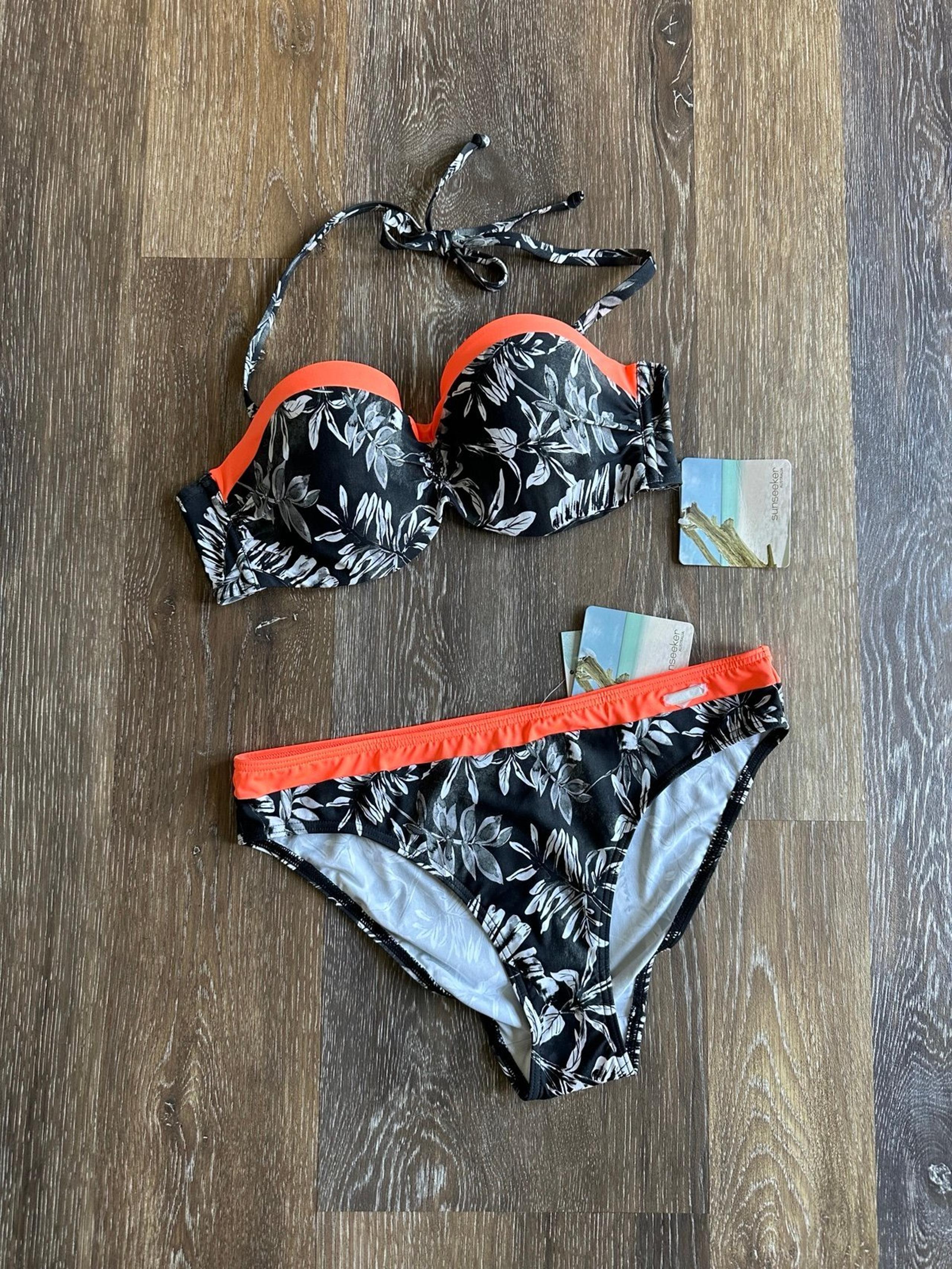 Lascana Sunseeker bikini top 36b and bottoms size 6 womens