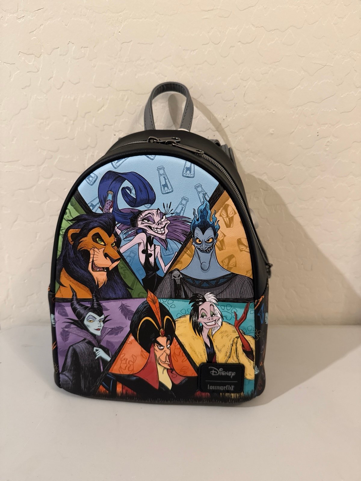 Loungefly Disney Villains Group Mini Backpack NWT