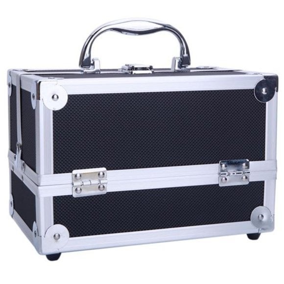 Aluminum Makeup Train Case Jewelry Box