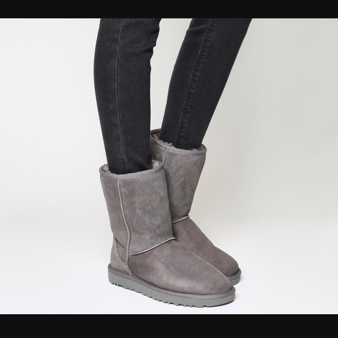 Classic Gray Ugg Boots size 8