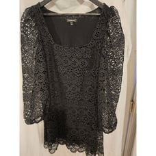 Express Crotchet Lace Babydoll Dress Size M