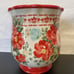 The Pioneer Woman Pioneer Vintage Floral 6.75-inch Stoneware Utensil Holder