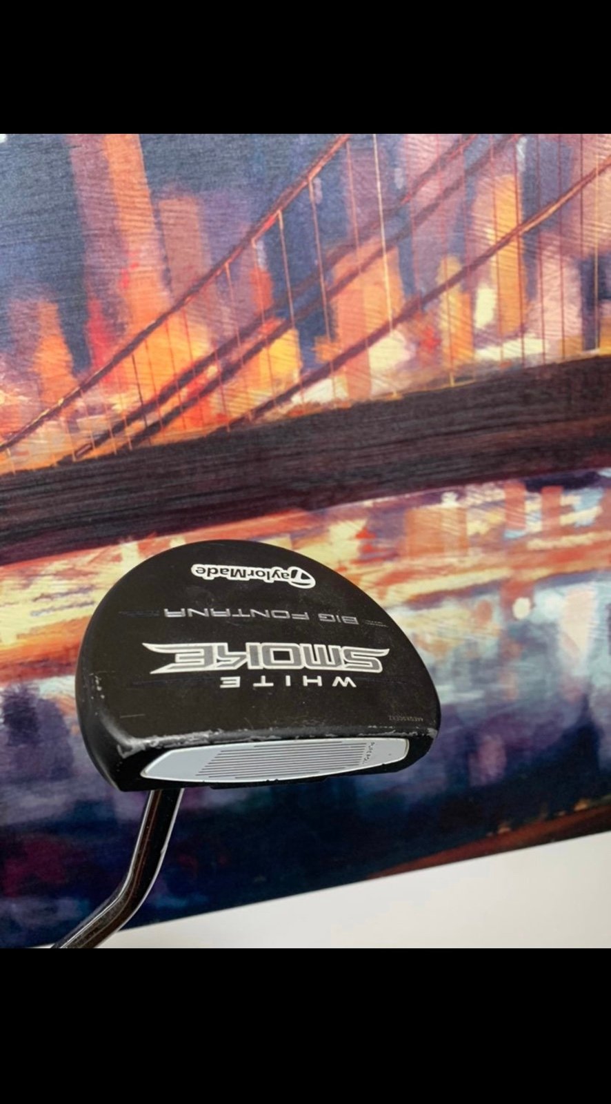 Taylormade White Smoke Big Fontana golf Putter