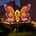 Metal Large Solar Butterfly Art Decor,Waterproof Solar Decorative Stakes Lights.