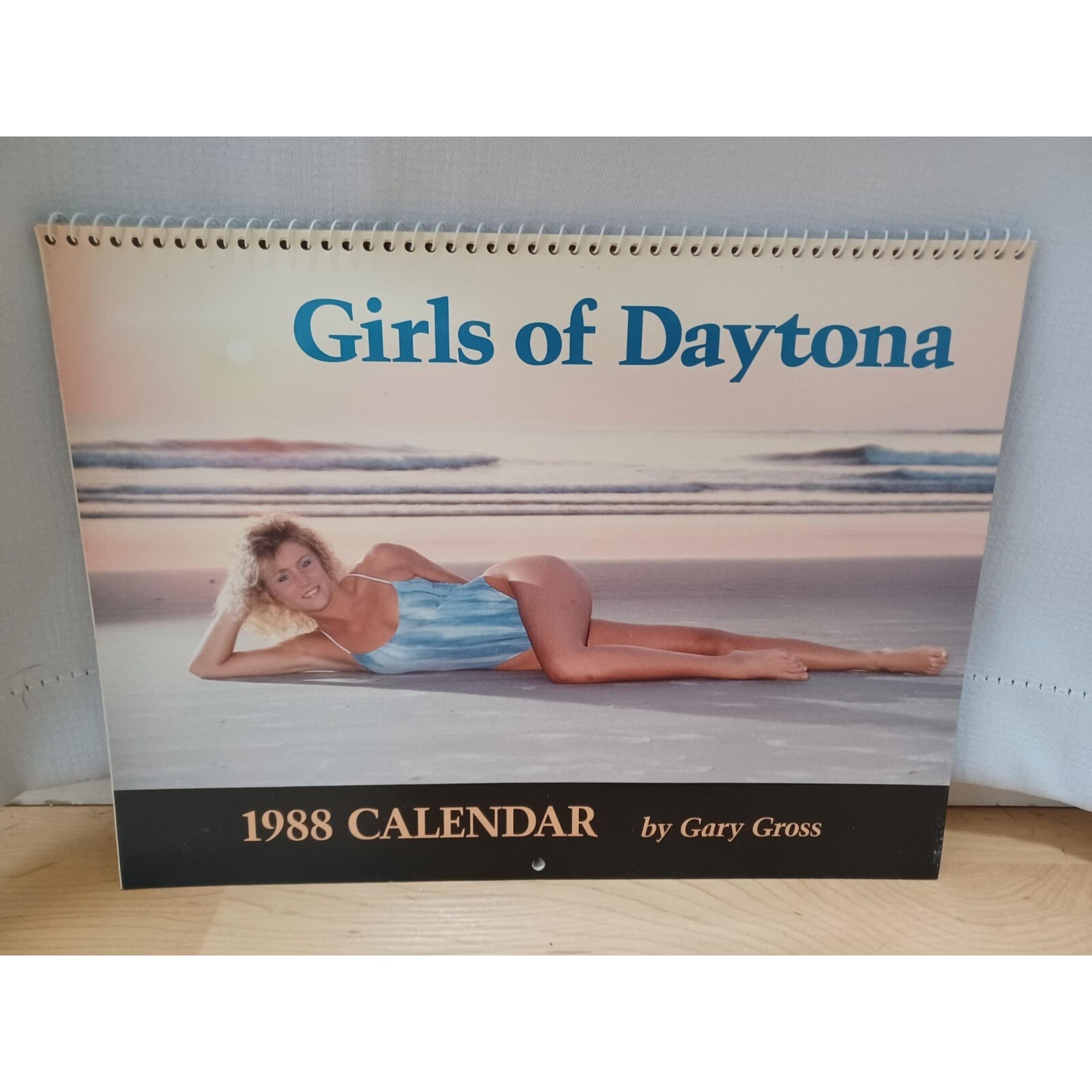 1988 Girls of Daytona Beach Florida Calendar Bikinis Cars Bikes