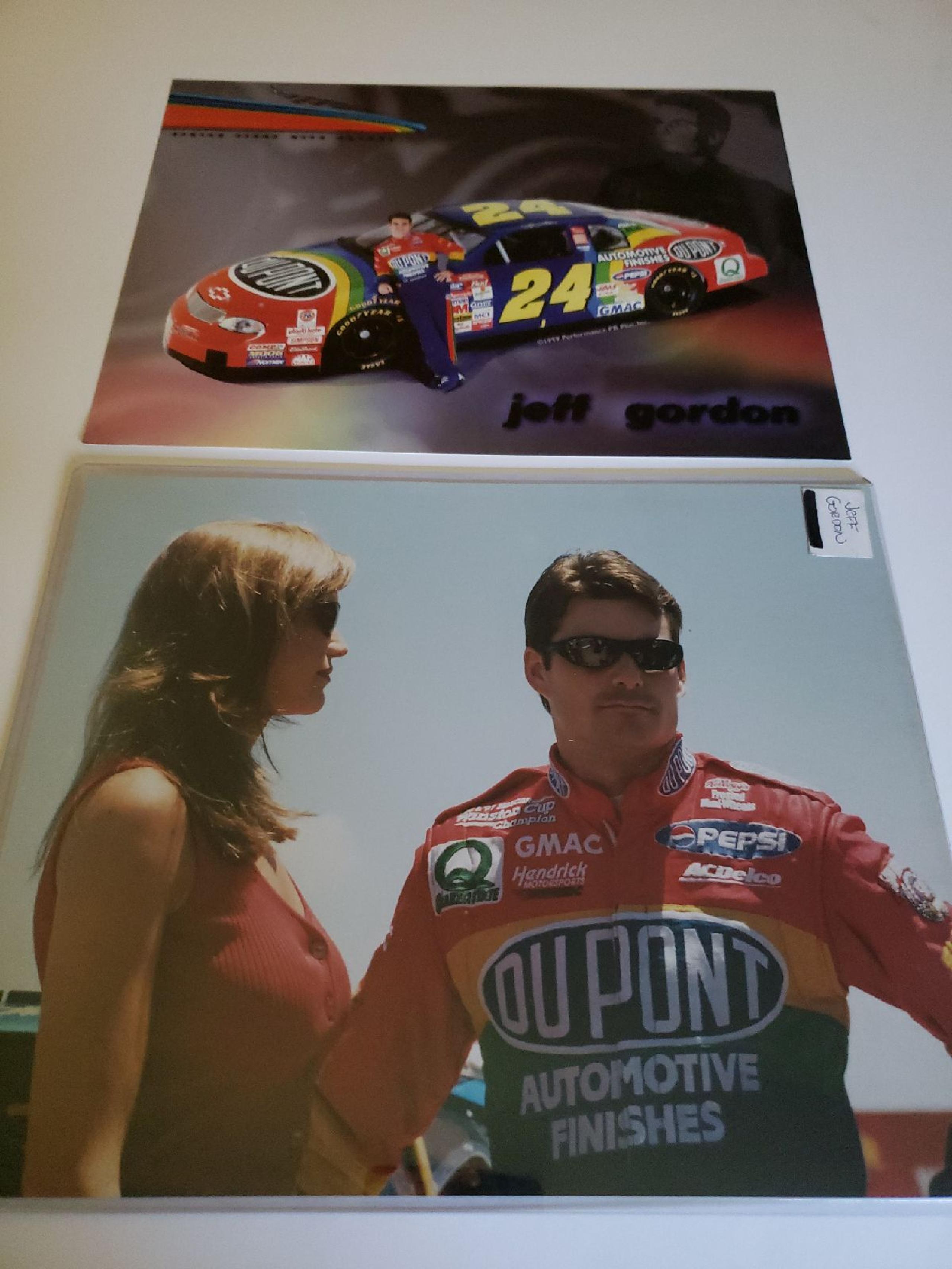 Nascar 8x10 lot Jeff Gordon