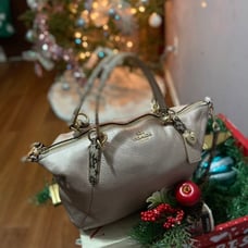 ***SOLD***Small kesley satchel inMetalli