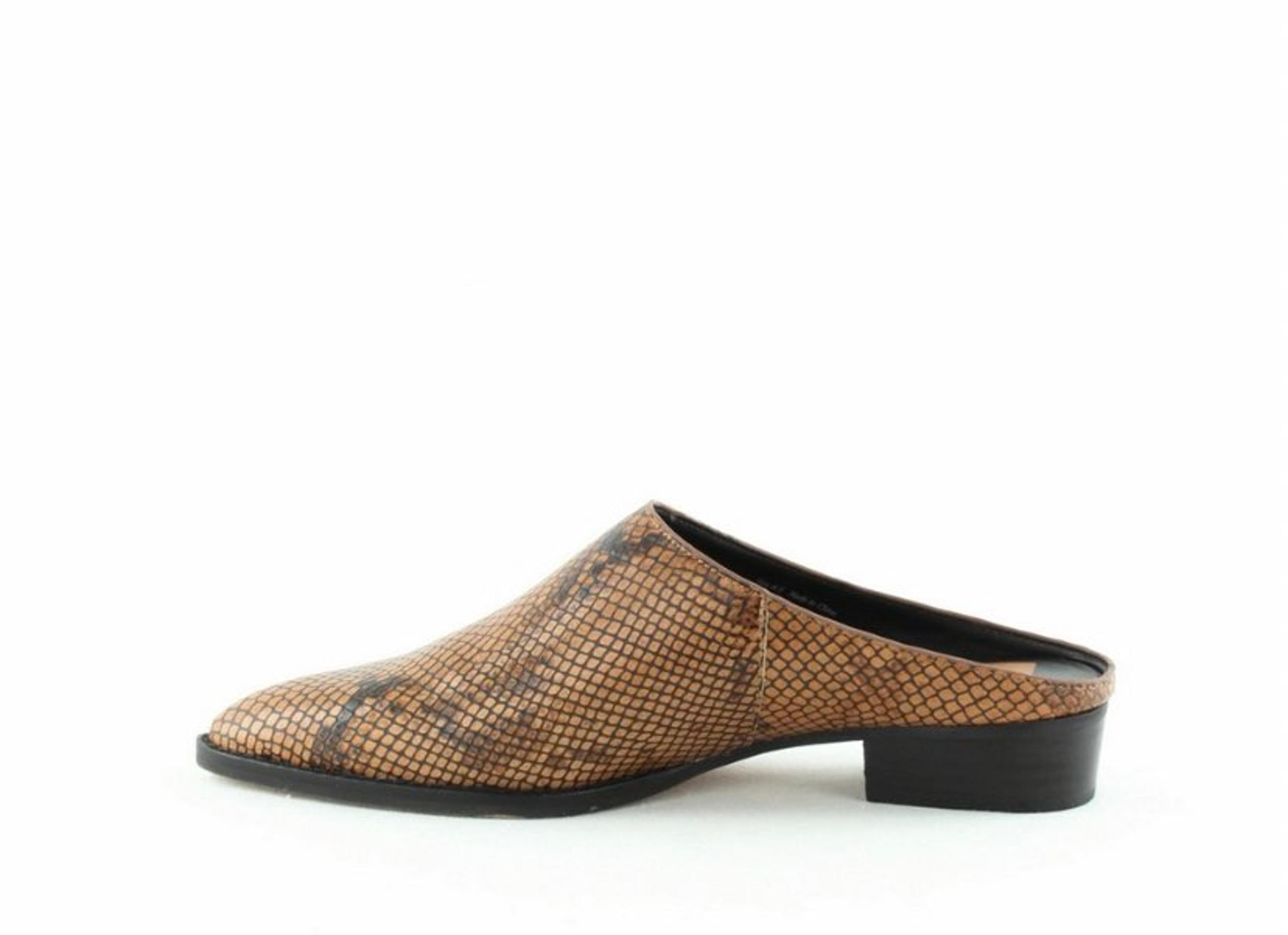 NWOT Dolce Vita Brown Snakeskin Mule