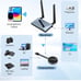 Wireless HDMI Transmitter and Receiver with Wireless HDMI Converter Dongle Adapt